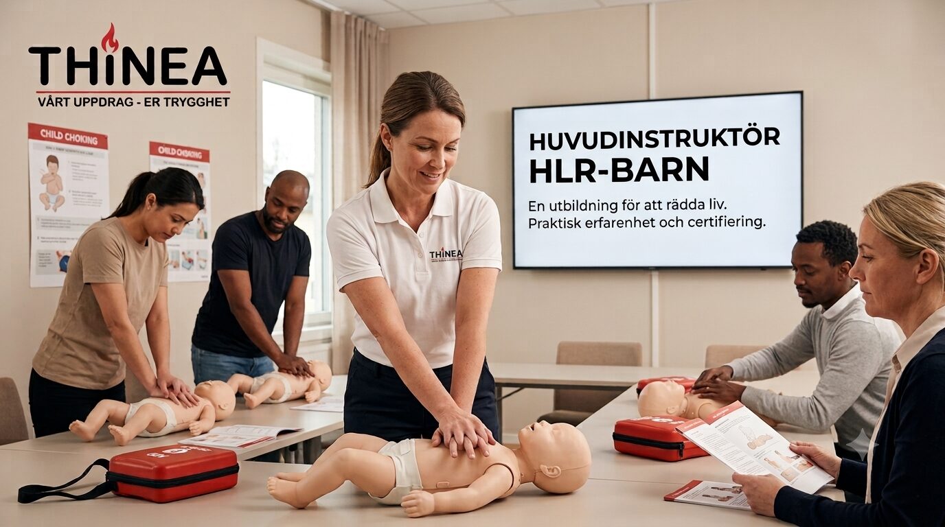 Huvudinstruktör HLR-Barn, utbildning
