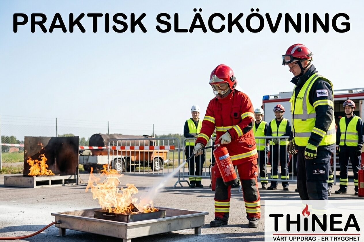 Praktisk släckövning