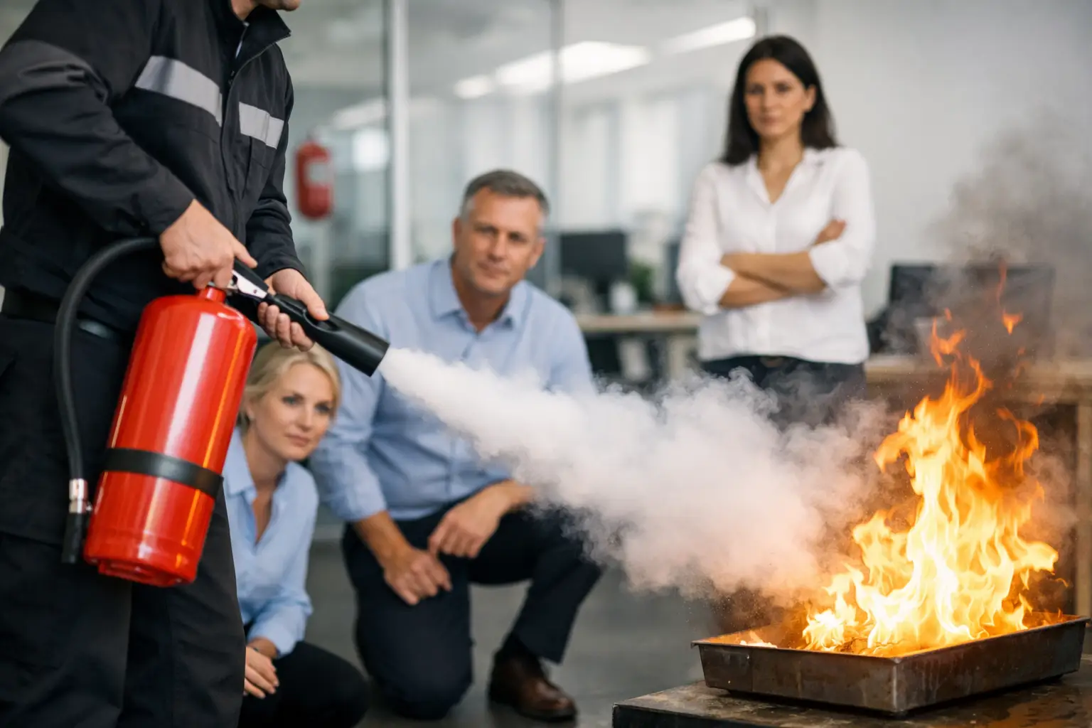 Så genomför du en brandövning på arbetsplatsen